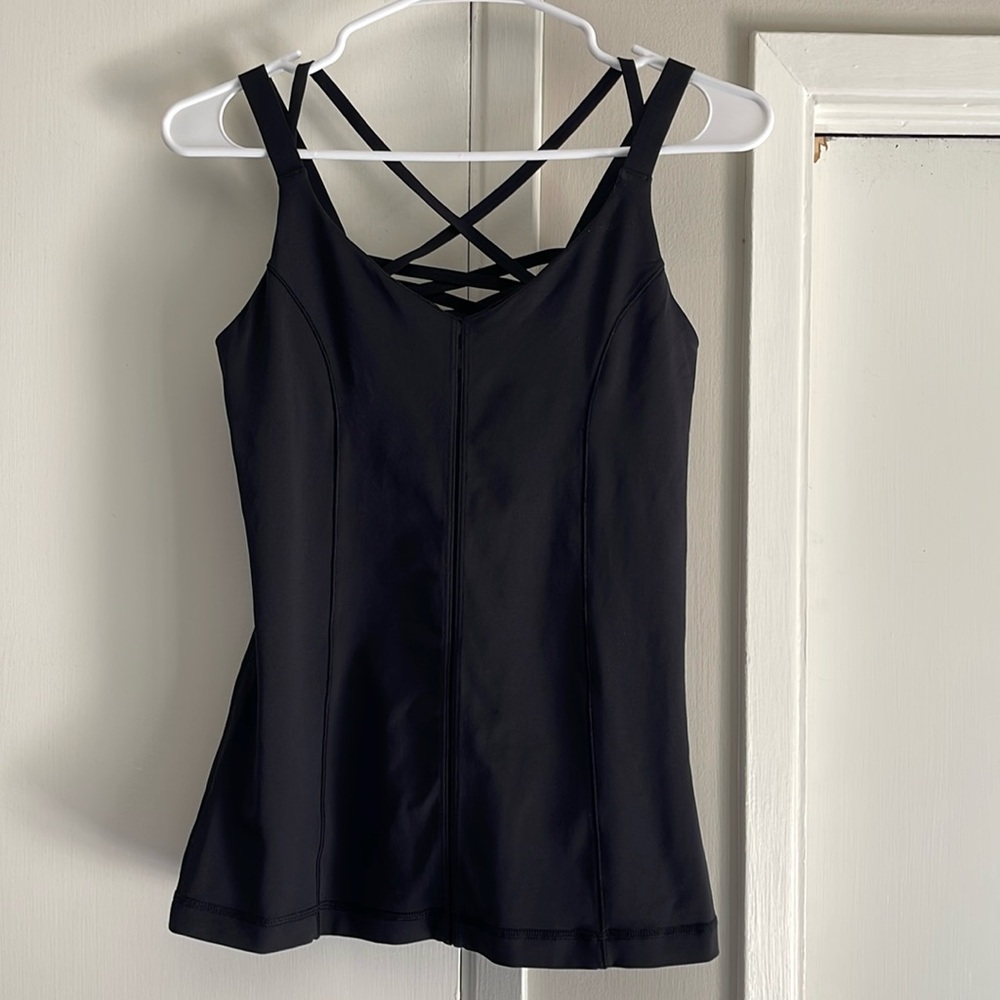 Lululemon - Black Support top. I believe size 6 might be a 4